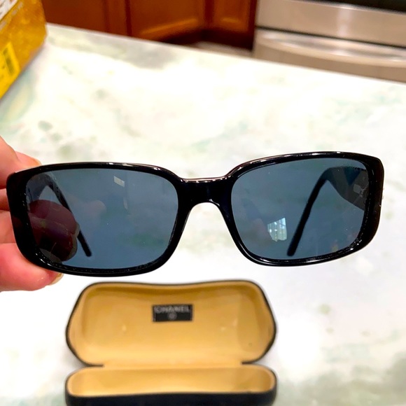 CHANEL Accessories - Chanel Sunglasses Flower Embelishment